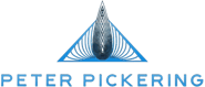 Peter Pickering Full Logo in Blue