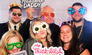 fun props at a photo booth