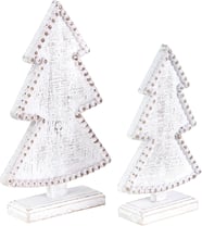 Rustic Beaded Christmas Centerpieces