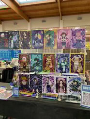 Photo de la convention Dreamon à Metz stand petite plume, illustrations manga