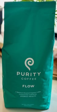 A bag of coffee.