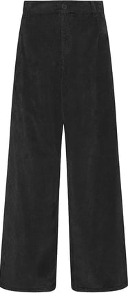 Fashionable loose pants with elasticized waist with pockets
