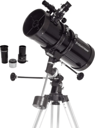 Celestron 21049 Power Seeker 127EQ Telescopio Reflector, Negro
