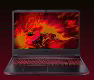 Acer Nitro 5 playing Fortnite at 1080p