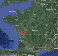 carte de france avec Barbezieres