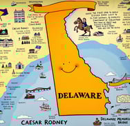 map of the state of delaware