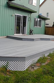 Deck, Patio and fence  