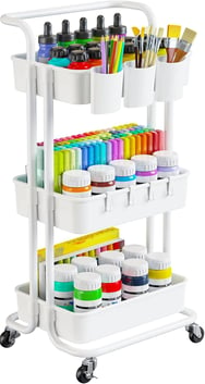 Bring organization and mobility to your creative space. Perfect for artists  crafters.