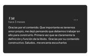 Comentarios de oyentes  podcast Psipuntodeacuerdo: reflexiones, agradecimientos y experiencias