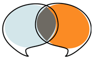 phenomenormal logo chat bubbles venn diagram