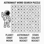 Astronaut Word Search 