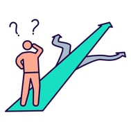 A person making a decision