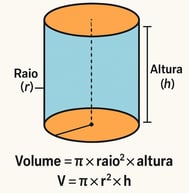 volume cilindro