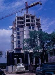 Sid Richardson College construction