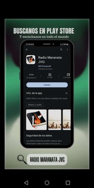 imagen de descarga de app de radio maranata