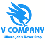 V COMPANY logo