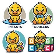 Happy Ducks Daycare logo