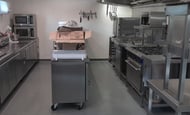 commercial kitchen clean