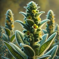 mullein in bloom