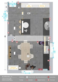 Plans 2D villa Cuers: Rénovation & décoration par i3deco, architecte Toulon.