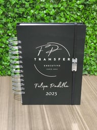 Agenda personalizada com logo