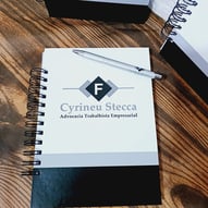 Caderno personalizado com logo