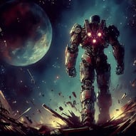Robot Armor Spaceman | Sci-fi | Futuristic world