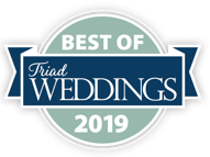 Updo's Studio won Triad Wedding's Best of 2019 award.