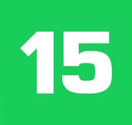 15 minučių portalo logotipas