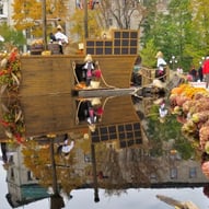 Halloween, jardin Hôtel de ville de Québec.
