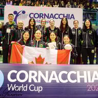 Gold medalists Cornacchia World Cup in Pordenone Italy, REACH Harmony 17U volleyball team from Canada