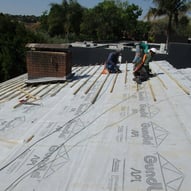 Tile roof installation project, Sandton