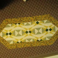 River Rocks Tablerunner by Annette Ferrari