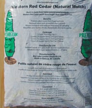 Western Red Cedar Mulch Bags
