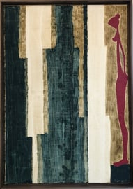 Calmeuse, 70cm x 100cm, Linseed oil on cotton canvas with plant based and mineral dyes