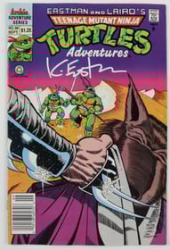 kevin eastman and peter laird signed teenage mutant ninja turtles comic