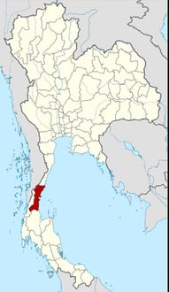 Situation de la province de Chumphon