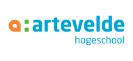Logo Arteveldehogeschool dat impliceert dat we gesponsored zijn door hun