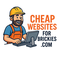 Cheap websites for brickies logo