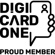 DigiCardOne proud member badge