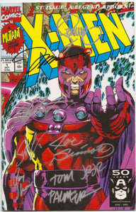 Jim Lee signed x-men comic book