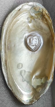 "Approx 11mm white cultured pearl in heart shape–handcrafted with nucleus for jewelry-for export markets"