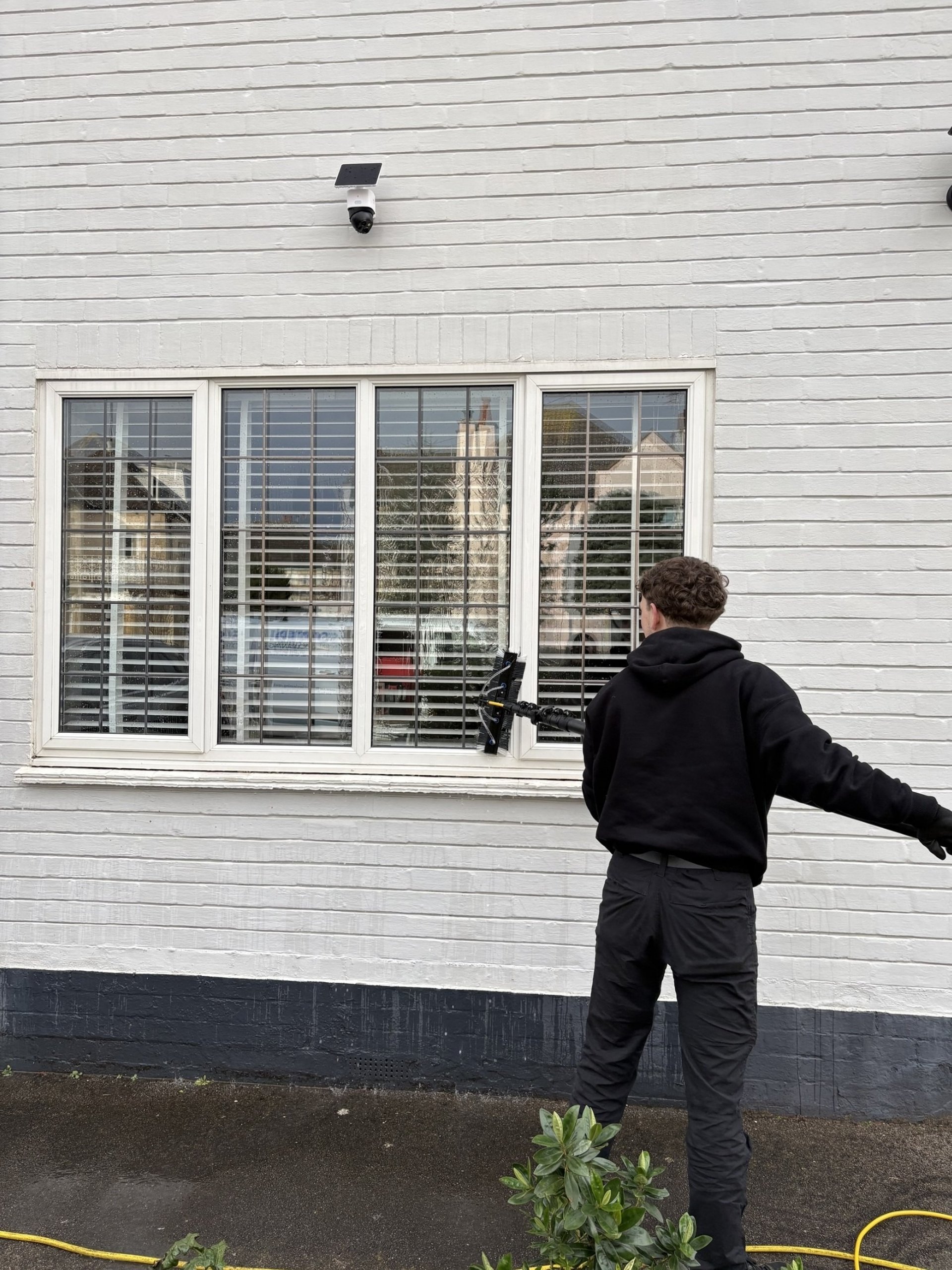 black blue and yellow textile