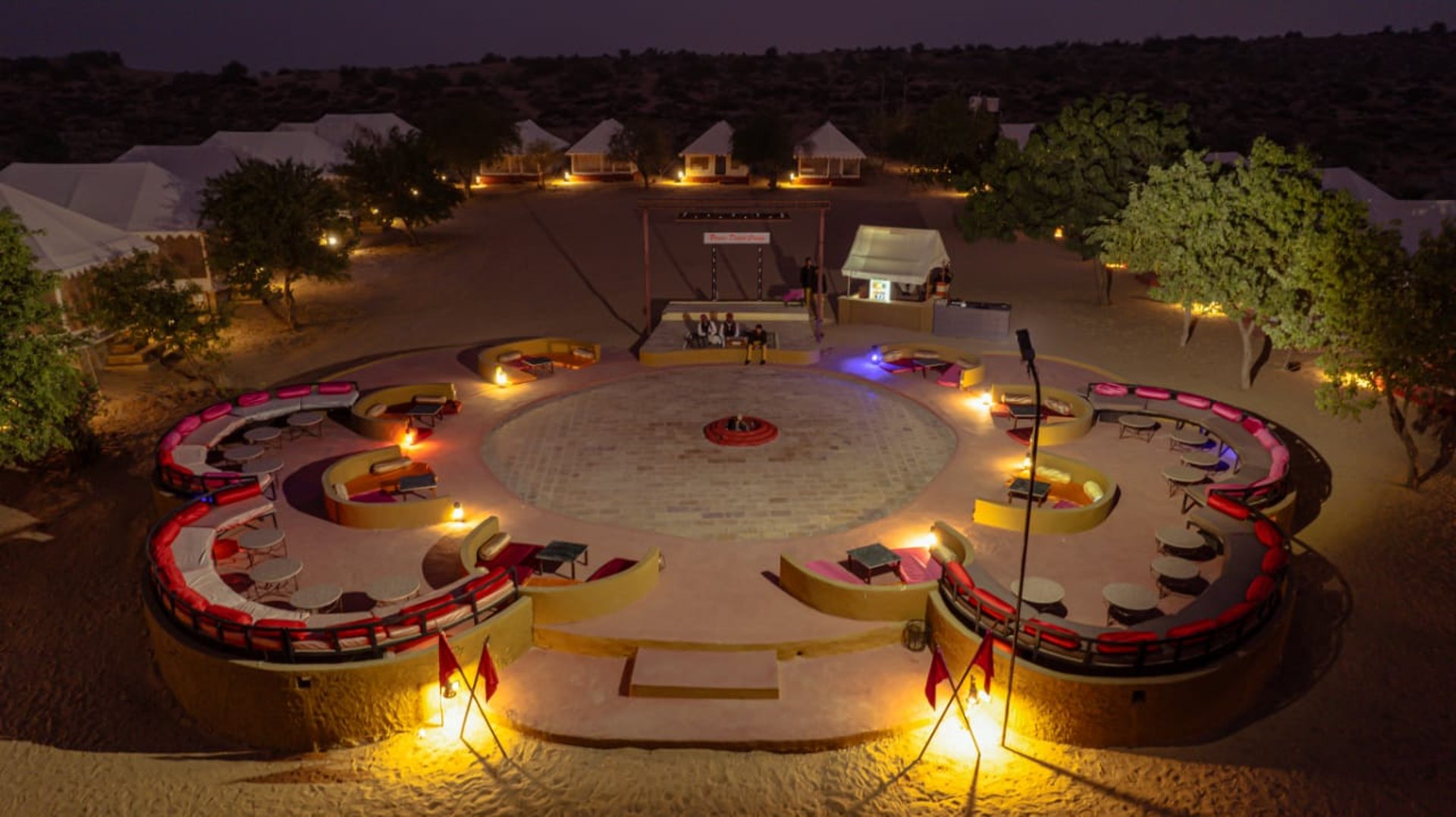 an abstract photo of a curved building with a blue sky in the background