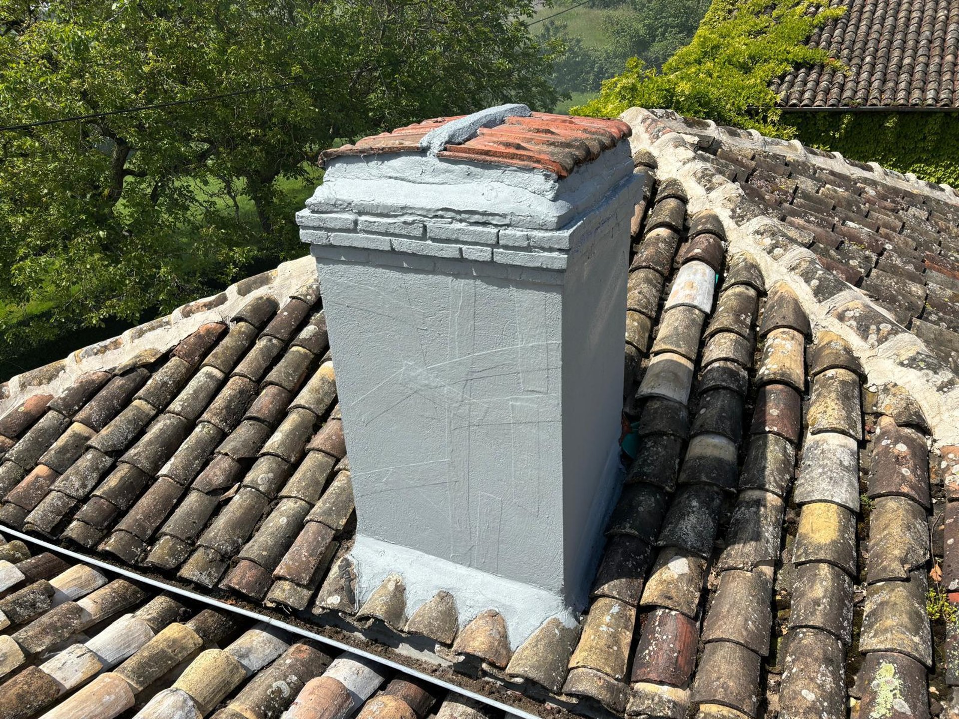 a close-up of a roof