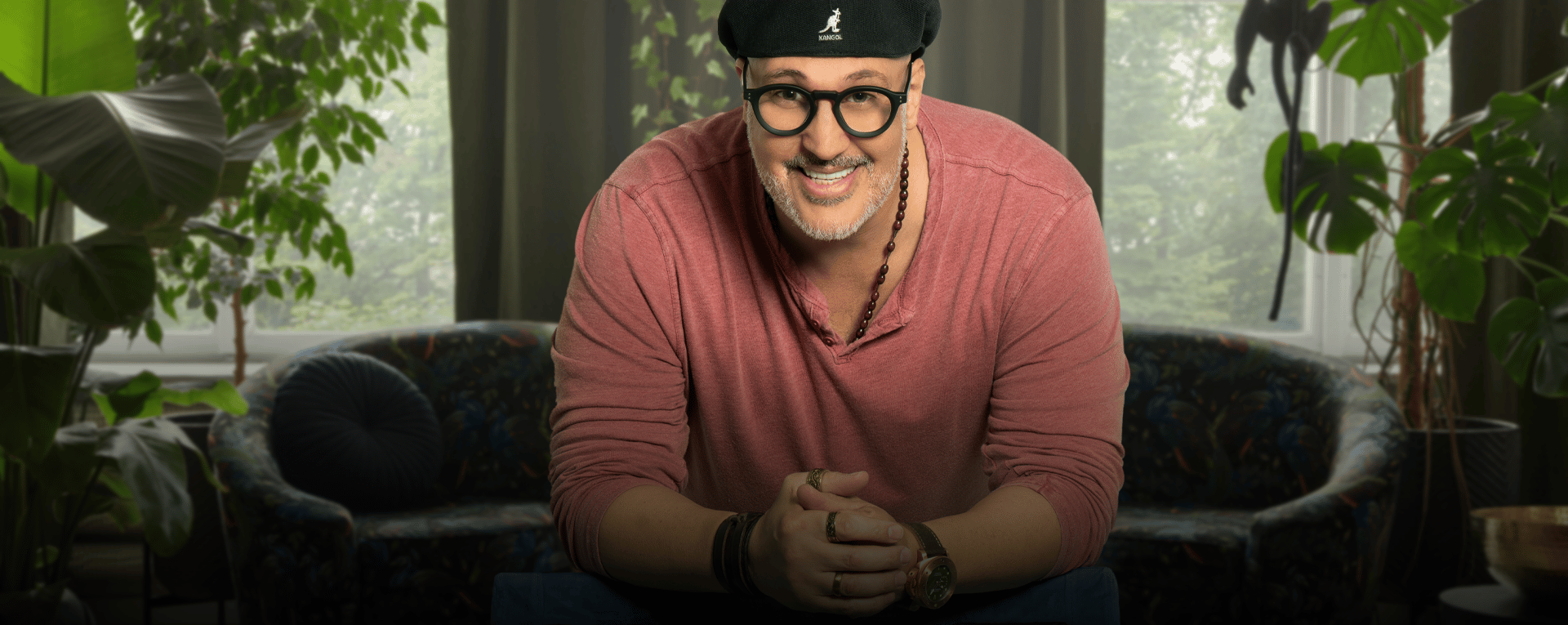 an abstract photo of a curved building with a blue sky in the background