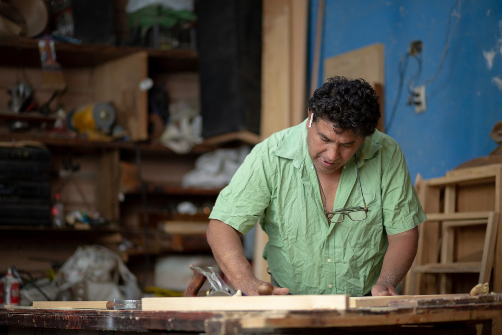 black blue and yellow textile