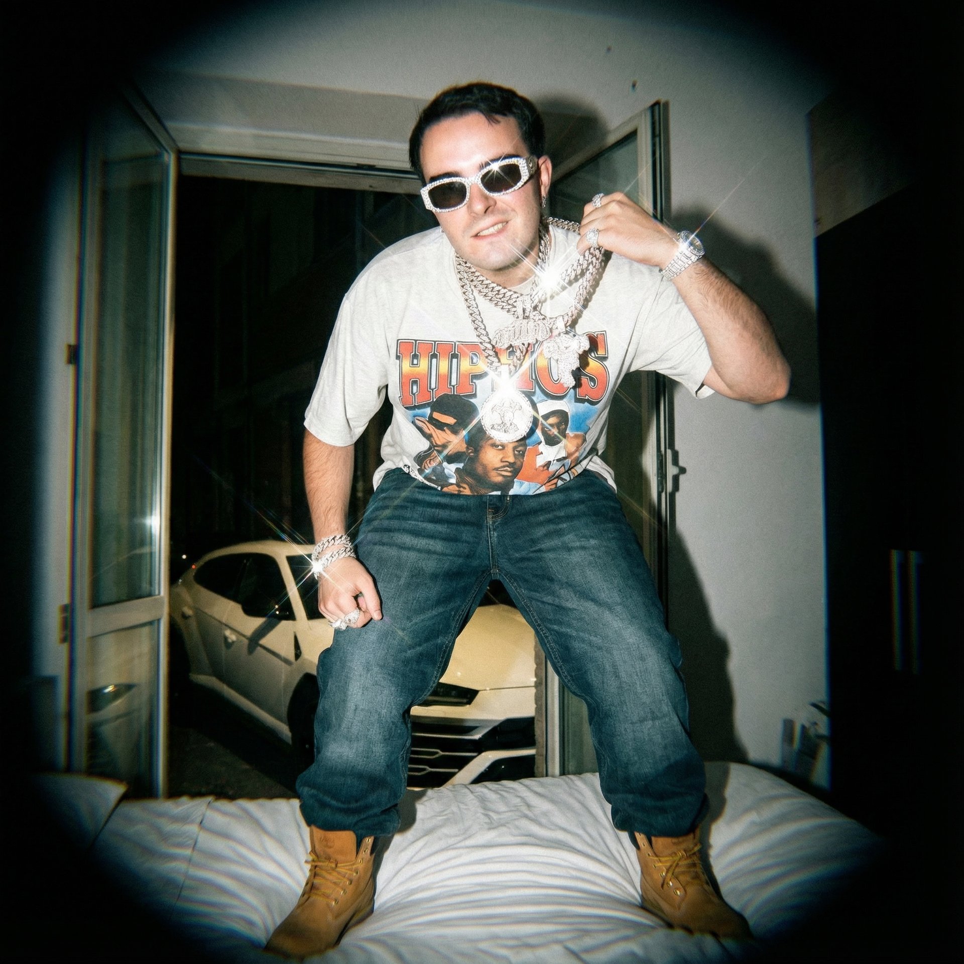 black and white bed linen