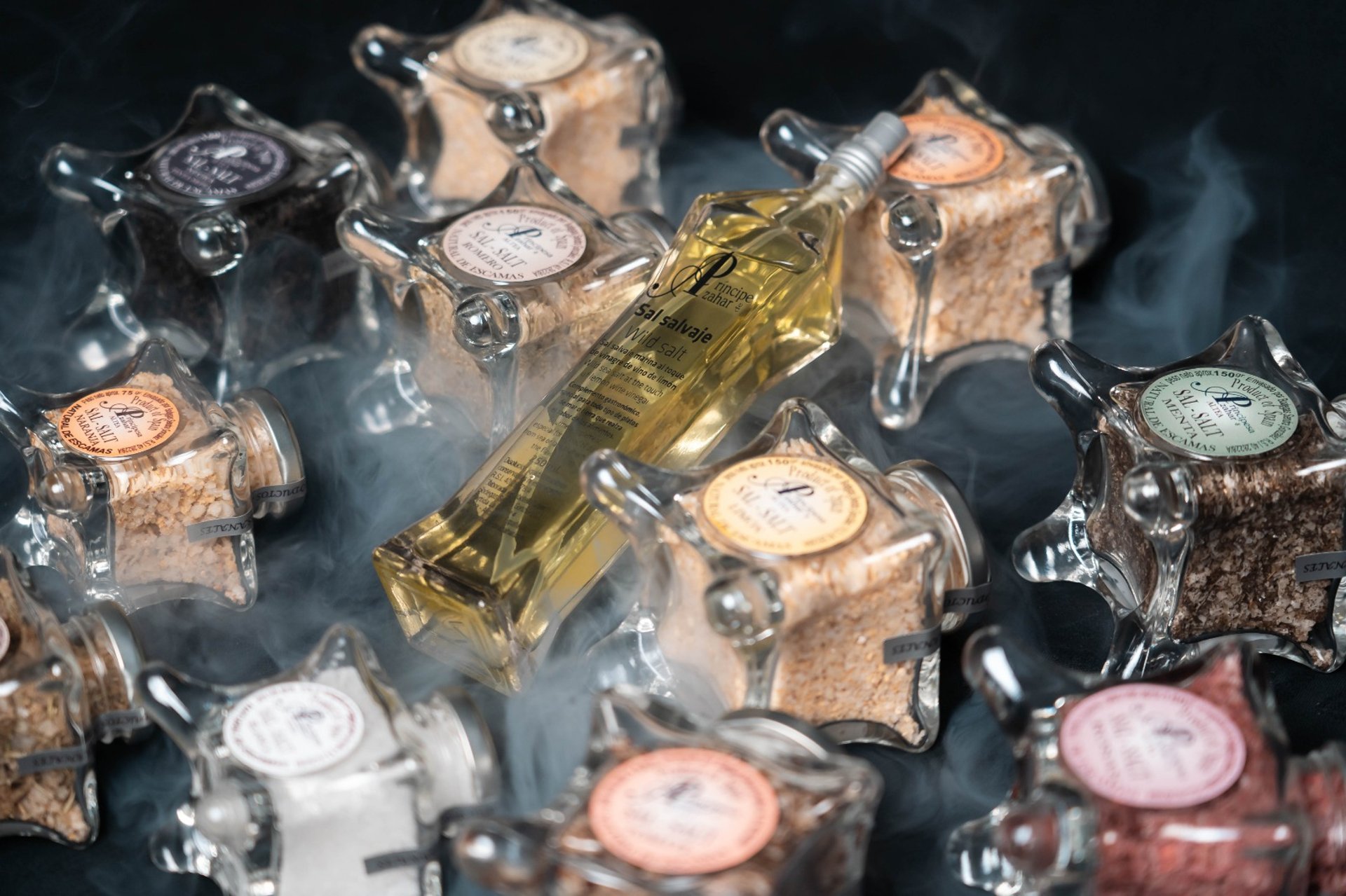 an abstract photo of a curved building with a blue sky in the background