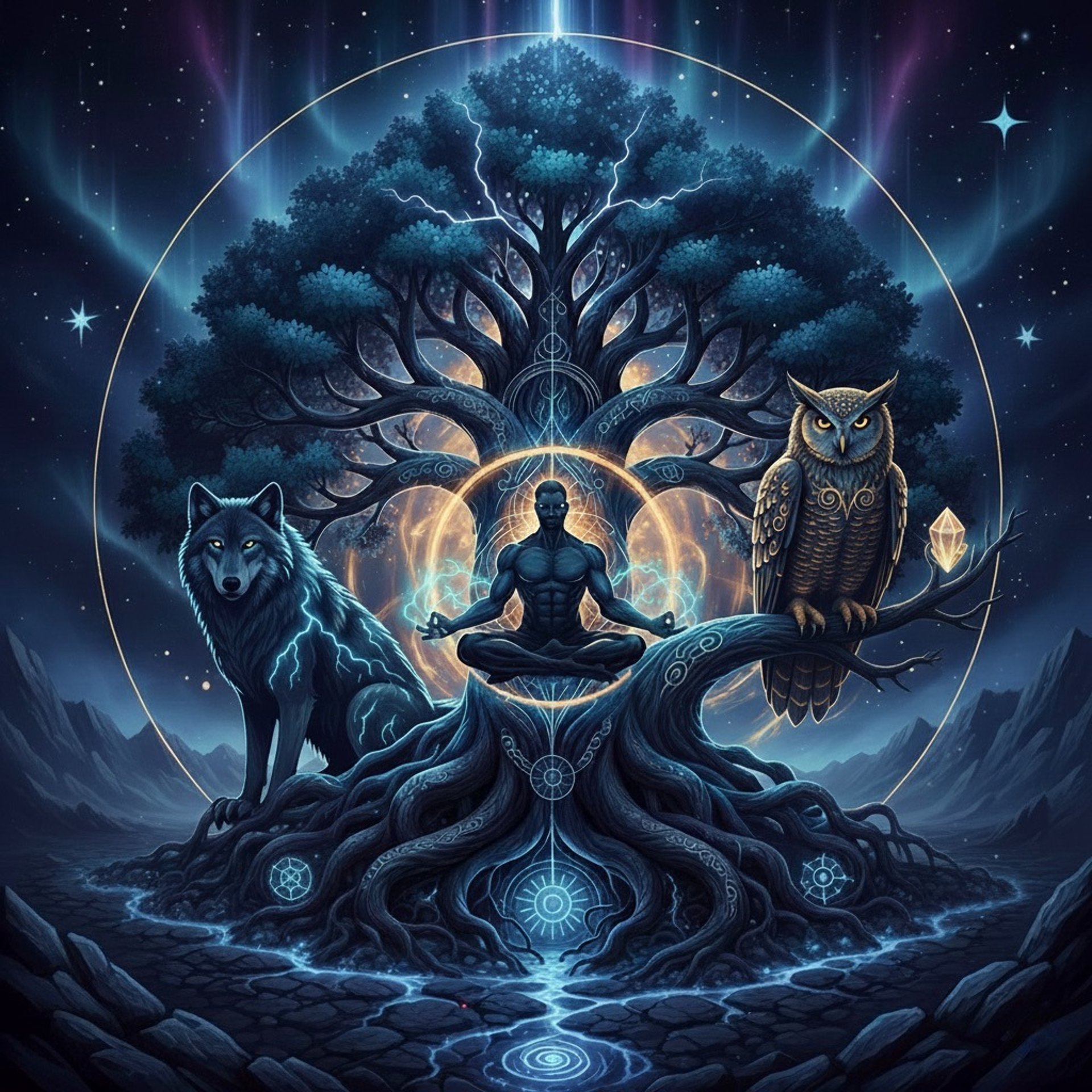 a close up of a black and brown abstract painting